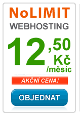 neomezený web hosting bez limitu. Nejlevnější!